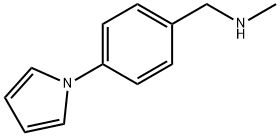 1-(4-(1H-pyrrol-1-yl)phenyl)-N-methylmethanamine Struktur
