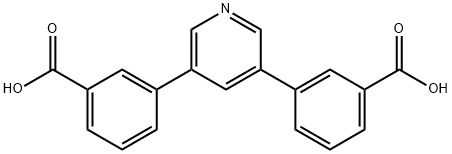 3,5-Di(3-carboxyphenyl)pyridine Struktur