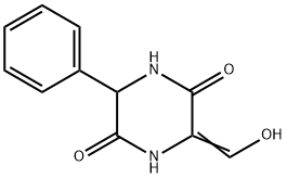 2,5-Piperazinedione, 3-(hydroxymethylene)-6-phenyl- Struktur