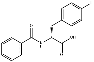 N-benzoyl-4-fluoro- D-Phenylalanine Structure