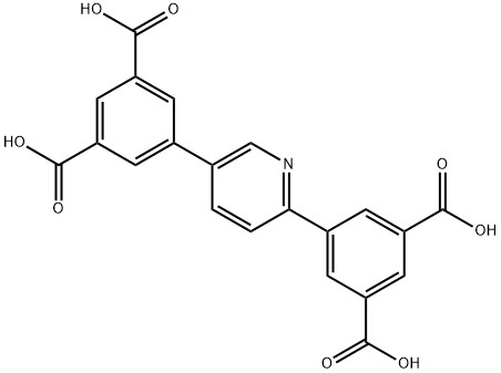 5,5'-(Pyridine-2,5-diyl)diisophthalic acid Struktur