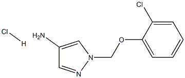 1431965-10-4 1-[(2-chlorophenoxy)methyl]pyrazol-4-amine:hydrochloride