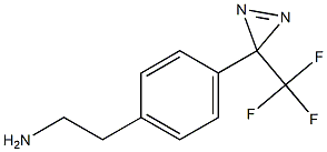 2-(4-(3-(trifluoromethyl)-3H-diazirin-3-yl)phenyl)ethan-1-amine Structure