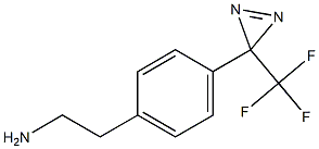 2-(4-(3-(trifluoromethyl)-3H-diazirin-3-yl)phenyl)ethan-1-amine 结构式