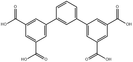 [1,1':3',1''-三联苯]-3,3'',5,5''-四羧酸 结构式