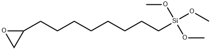 Oxirane,2-[8-(trimethoxysilyl)octyl]- Struktur