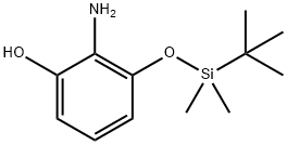 2-AMINO-3-((TERT-BUTYLDIMETHYLSILYL)OXY)PHENOL 结构式