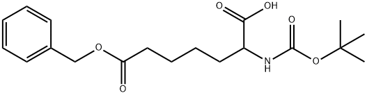 Boc-RS-2-Aminopimelic acid 7-(phenylmethyl) ester Structure