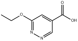 6-Ethoxypyridazine-4-carboxylic acid Struktur