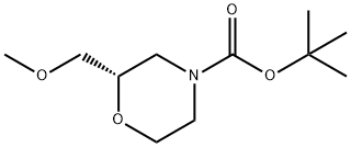 (S)-tert-butyl 2-(methoxymethyl)morpholine-4-carboxylate,1439373-19-9,结构式