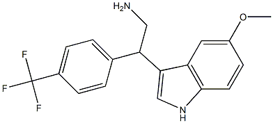 1439903-82-8 2-(5-methoxy-1H-indol-3-yl)-2-[4-(trifluoromethyl)phenyl]ethanamine