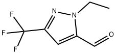 1-乙基-3-(三氟甲基)-1H-吡唑-5-甲醛, 1443279-59-1, 结构式
