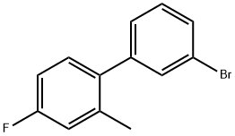 3'-溴-4-氟-2-甲基-1,1'-联苯,1443314-36-0,结构式