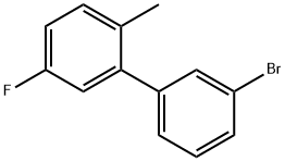 3-BROMO-5-FLUORO-2-METHYL-1,1-BIPHENYL Structure