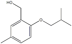 [5-methyl-2-(2-methylpropoxy)phenyl]methanol Structure