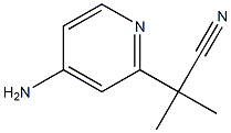 2-(4-氨基吡啶-2-基)-2-甲基丙腈,1446509-65-4,结构式