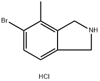 5-溴-4-甲基异吲哚啉 盐酸盐, 1447607-82-0, 结构式