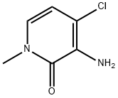 3-Amino-4-chloro-1-methyl-1H-pyridin-2-one Structure