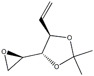 (4S,5R)-2,2-DIMETHYL-4-((R)-OXIRAN-2-YL)-5-VINYL-1,3-DIOXOLANE Structure