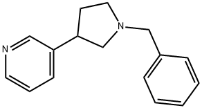 3-(1-苄基吡咯烷-3-基)吡啶, 145105-05-1, 结构式