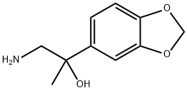 1-amino-2-(1,3-benzodioxol-5-yl)propan-2-ol, 145412-90-4, 结构式