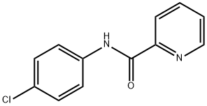 N-(4-氯苯基)吡啶-2-甲酰胺,14547-72-9,结构式