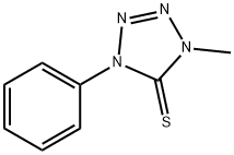 5H-Tetrazole-5-thione, 1,4-dihydro-1-methyl-4-phenyl-,1455-91-0,结构式