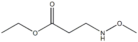 Ethyl 3-(methoxyamino)propanoate Struktur