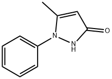 5-Methyl-1-phenyl-1H-pyrazol-3-ol Struktur