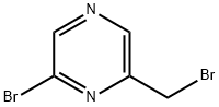Pyrazine, 2-bromo-6-(bromomethyl) Structure