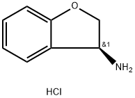 (3S)-2,3-DIHYDROBENZO[B]FURAN-3-YLAMINE HYDROCHLORIDE Struktur