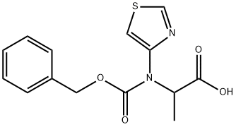 N-Cbz-4-Thiazolyl-DL-alanine Structure