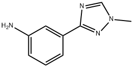 3-(1-methyl-1H-1,2,4-triazol-3-yl)aniline Structure