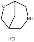 6-Oxa-3-aza-bicyclo[3.2.1]octane hydrochloride Structure
