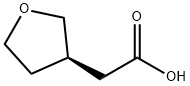 (R)-2-(四氢呋喃-3-基)乙酸, 146255-25-6, 结构式