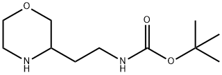 (2-(吗啉-3-基)乙基)氨基甲酸叔丁酯, 1465480-71-0, 结构式