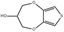 3,4-dihydro-2H-thieno[3,4-b][1,4]dioxepin-3-ol 结构式
