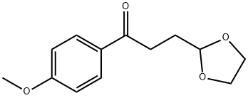 3-(1,3-dioxolan-2-yl)-1-(4-methoxyphenyl)propan-1-one Structure