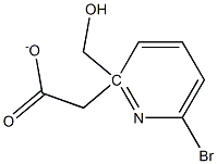 2-PYRIDINEMETHANOL, 6-BROMO-, ACETATE (ESTER), 147133-46-8, 结构式