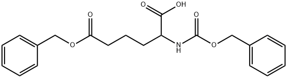 N-CBZ-RS-2-氨基己二酸-6-苄酯, 147646-30-8, 结构式