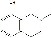 2-甲基-1,2,3,4-四氢异喹啉-8-醇, 14788-32-0, 结构式