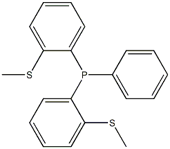 Phosphine,bis[2-(methylthio)phenyl]phenyl- Structure