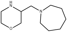3-(氮杂环庚烷-1-基甲基)吗啉, 1479757-40-8, 结构式