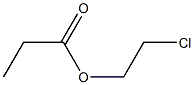 2-クロロエチル プロパノアート 化学構造式