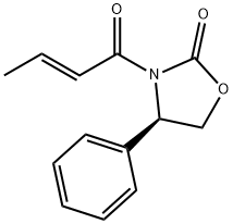 (R,E)-3-(BUT-2-ENOYL)-4-PHENYLOXAZOLIDIN-2-ONE Structure