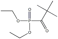 Phosphonic acid, (2,2-dimethyl-1-oxopropyl)-, diethyl ester 化学構造式