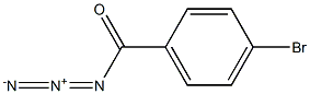 Benzoyl azide, 4-bromo- Structure