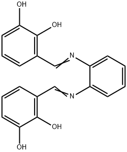 3-{[(2-{[(2,3-dihydroxyphenyl)methylidene]amino}phenyl)imino]methyl}benzene-1,2-diol,149490-62-0,结构式