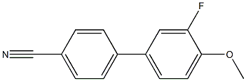 4-(3-fluoro-4-methoxyphenyl)benzonitrile,149506-20-7,结构式