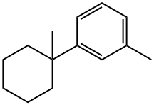 Benzene, 1-methyl-3-(1-methylcyclohexyl)-,14962-11-9,结构式
